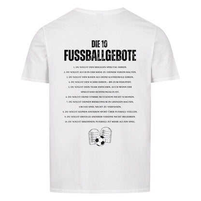 10 Fussballgebote - Unisex T-Shirt-Fanspirit