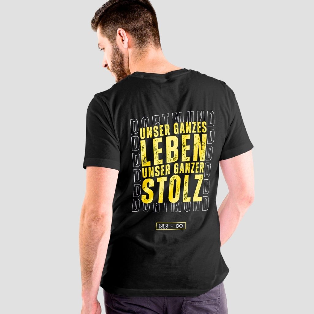 Dortmund unser ganzes Leben - Unisex T-Shirt