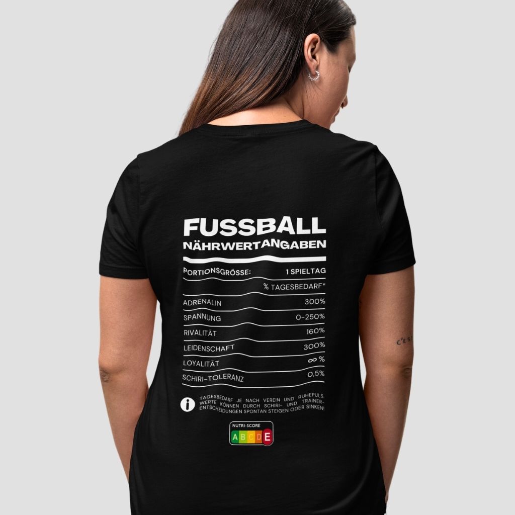 Fußball Nährwert - Unisex T-Shirt