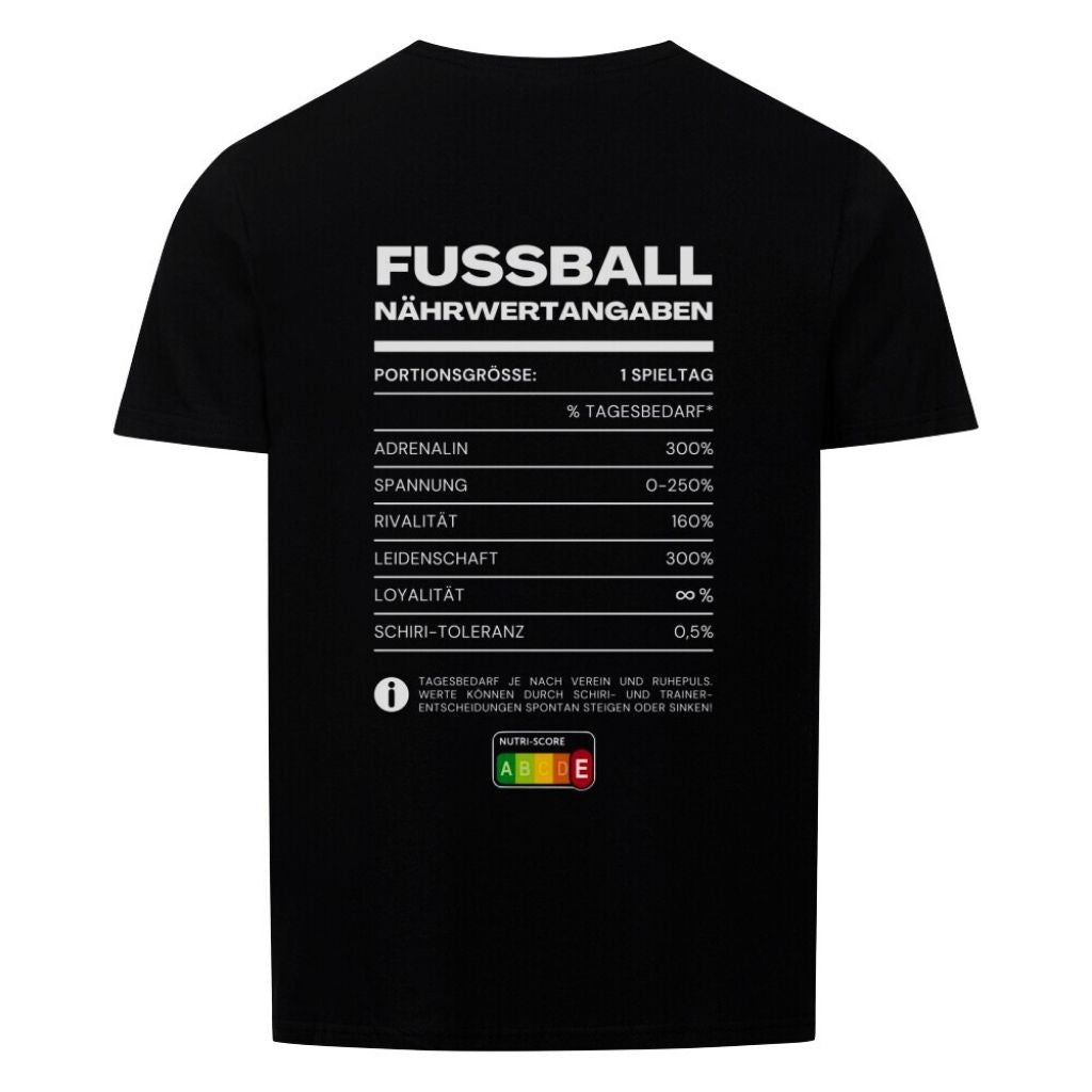 Fußball Nährwert - Unisex T-Shirt