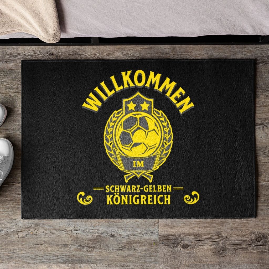 Schwarz-Gelbes Königreich - Dortmund Fußmatte